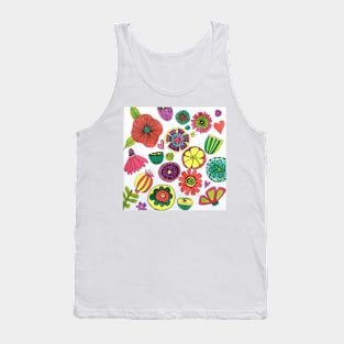 Inktober Bright Florals Tank Top